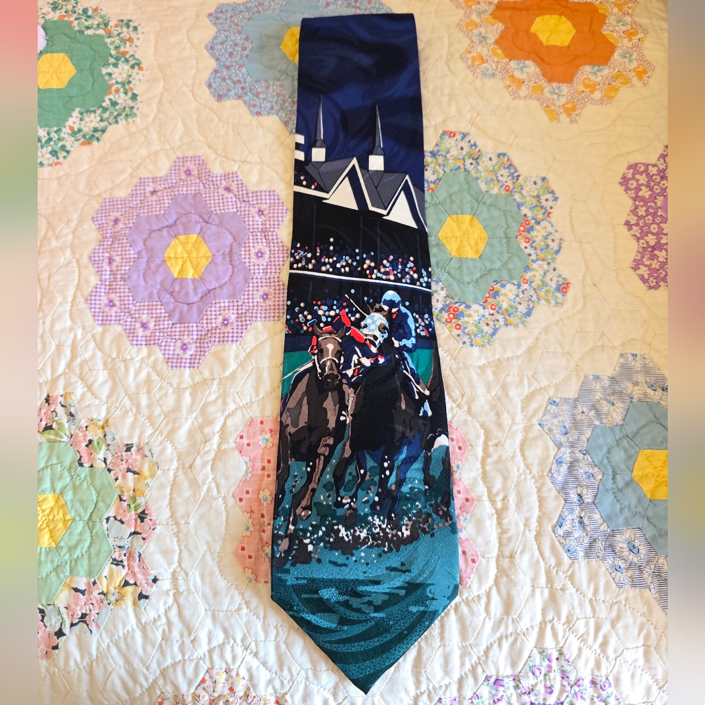 Vintage Limited Edition We Ar Ties Kentucky Derby Horse Tie